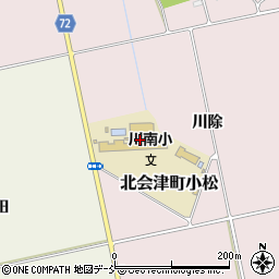 福島県会津若松市北会津町小松490周辺の地図