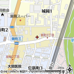 新潟県長岡市新町3丁目周辺の地図
