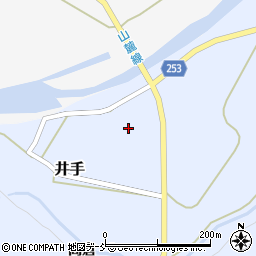 福島県浪江町（双葉郡）井手（畑中）周辺の地図