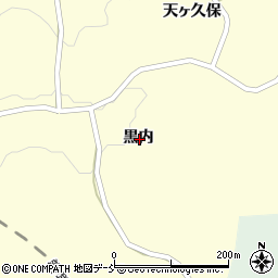 福島県田村市船引町荒和田黒内周辺の地図