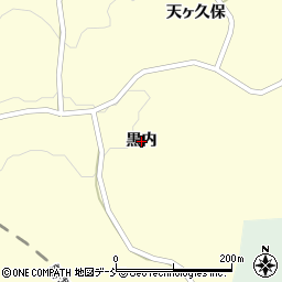 福島県田村市船引町荒和田（黒内）周辺の地図