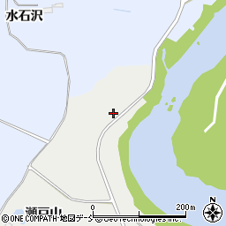 福島県郡山市日和田町梅沢三石沢周辺の地図