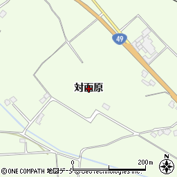 福島県郡山市熱海町安子島対面原周辺の地図