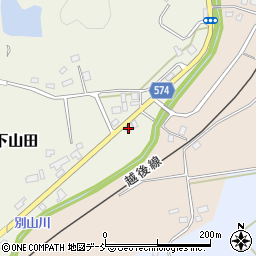 新潟県柏崎市西山町下山田111周辺の地図