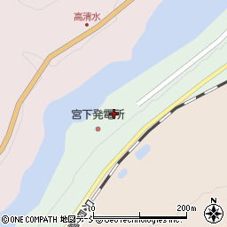 福島県三島町（大沼郡）宮下（舟場前）周辺の地図