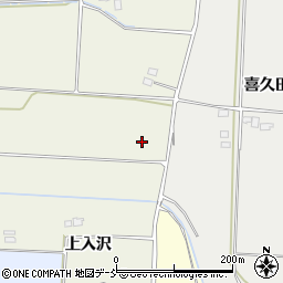 福島県郡山市喜久田町前田沢中西原周辺の地図