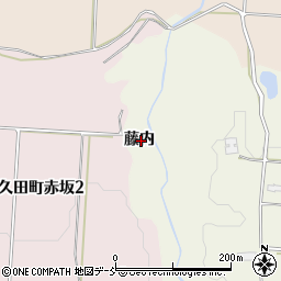 福島県郡山市喜久田町前田沢藤内周辺の地図
