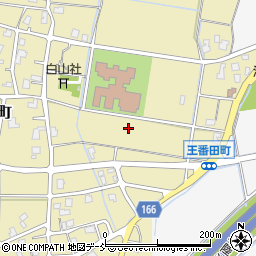 新潟県長岡市王番田町周辺の地図