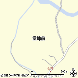 福島県田村市船引町北鹿又堂地前周辺の地図