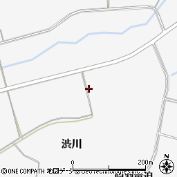 福島県双葉町（双葉郡）渋川（竹下）周辺の地図