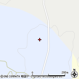 福島県大沼郡金山町大志雨堤周辺の地図