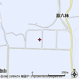 福島県郡山市日和田町高倉蛇石周辺の地図