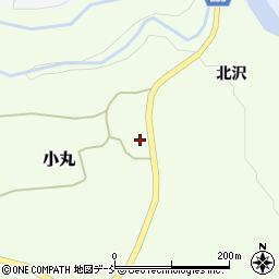 福島県双葉郡浪江町小丸下平周辺の地図
