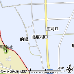 福島県浪江町（双葉郡）両竹（北庄司口）周辺の地図