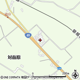 福島県郡山市熱海町安子島対面周辺の地図