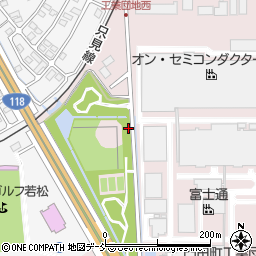 門田緑地トイレ周辺の地図
