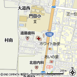 会津若松市南公民館周辺の地図
