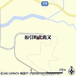 福島県田村市船引町北鹿又周辺の地図