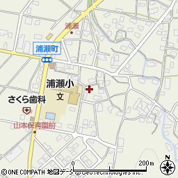 浦瀬町公民館周辺の地図