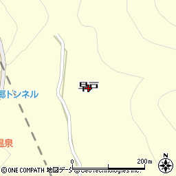 福島県三島町（大沼郡）早戸周辺の地図