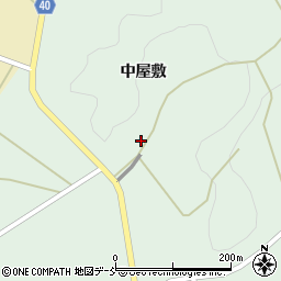 福島県田村郡三春町御祭中屋敷102周辺の地図