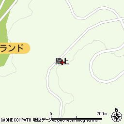 福島県田村市常葉町山根（殿上）周辺の地図