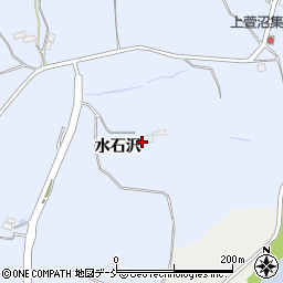 福島県郡山市日和田町高倉水石沢周辺の地図