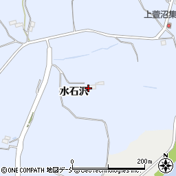 福島県郡山市日和田町高倉（水石沢）周辺の地図