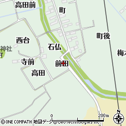福島県双葉町（双葉郡）鴻草（前田）周辺の地図