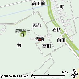 福島県双葉町（双葉郡）鴻草（寺前）周辺の地図