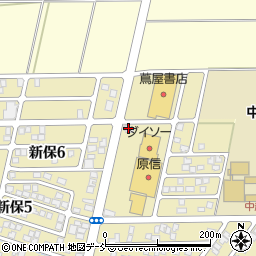 三宝亭新保店周辺の地図