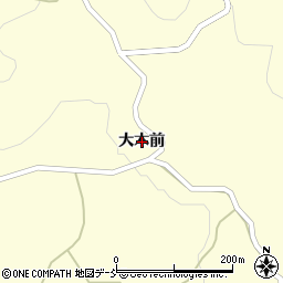 福島県田村市船引町北鹿又大木前周辺の地図