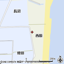 福島県双葉郡浪江町中浜西原周辺の地図