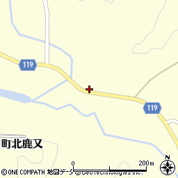 福島県田村市船引町北鹿又（蓬田）周辺の地図