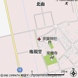 福島県会津若松市北会津町小松878周辺の地図