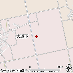 福島県会津若松市北会津町小松大道下周辺の地図