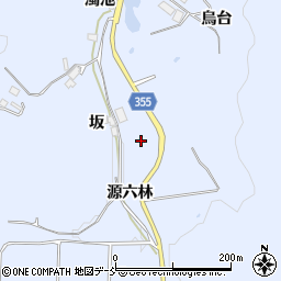 福島県郡山市日和田町高倉蛇石山周辺の地図