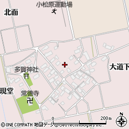 福島県会津若松市北会津町小松周辺の地図