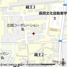 新潟県長岡市蔵王周辺の地図