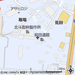 前田道路株式会社　郡山合材工場周辺の地図