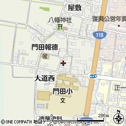 福島県会津若松市門田町大字中野屋敷193周辺の地図