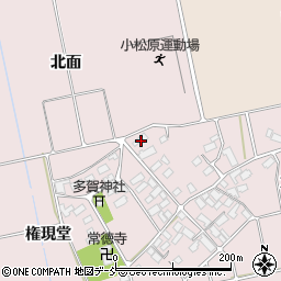 福島県会津若松市北会津町小松865周辺の地図