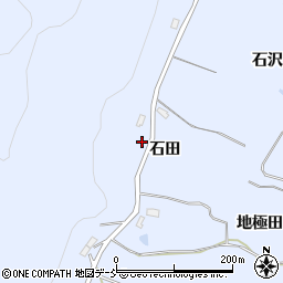 福島県郡山市日和田町高倉石田周辺の地図