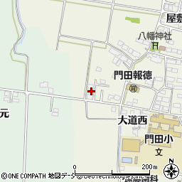 福島県会津若松市門田町大字中野屋敷171周辺の地図