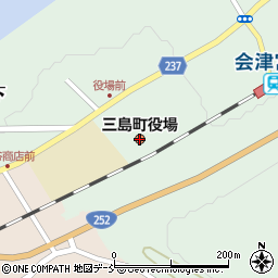 三島町役場周辺の地図
