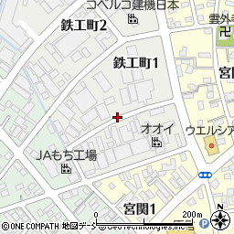 〒940-2022 新潟県長岡市鉄工町の地図