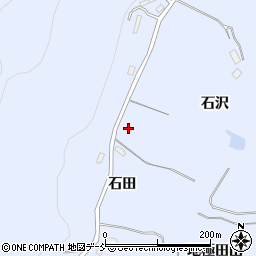 福島県郡山市日和田町高倉（石沢）周辺の地図