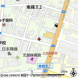 朝日新聞長岡北部販売所周辺の地図