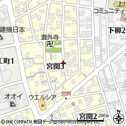 新潟県長岡市宮関3丁目周辺の地図