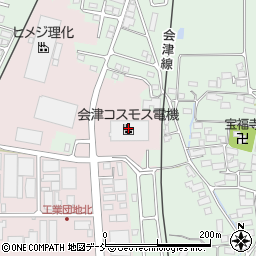 会津コスモス電機第二工場周辺の地図